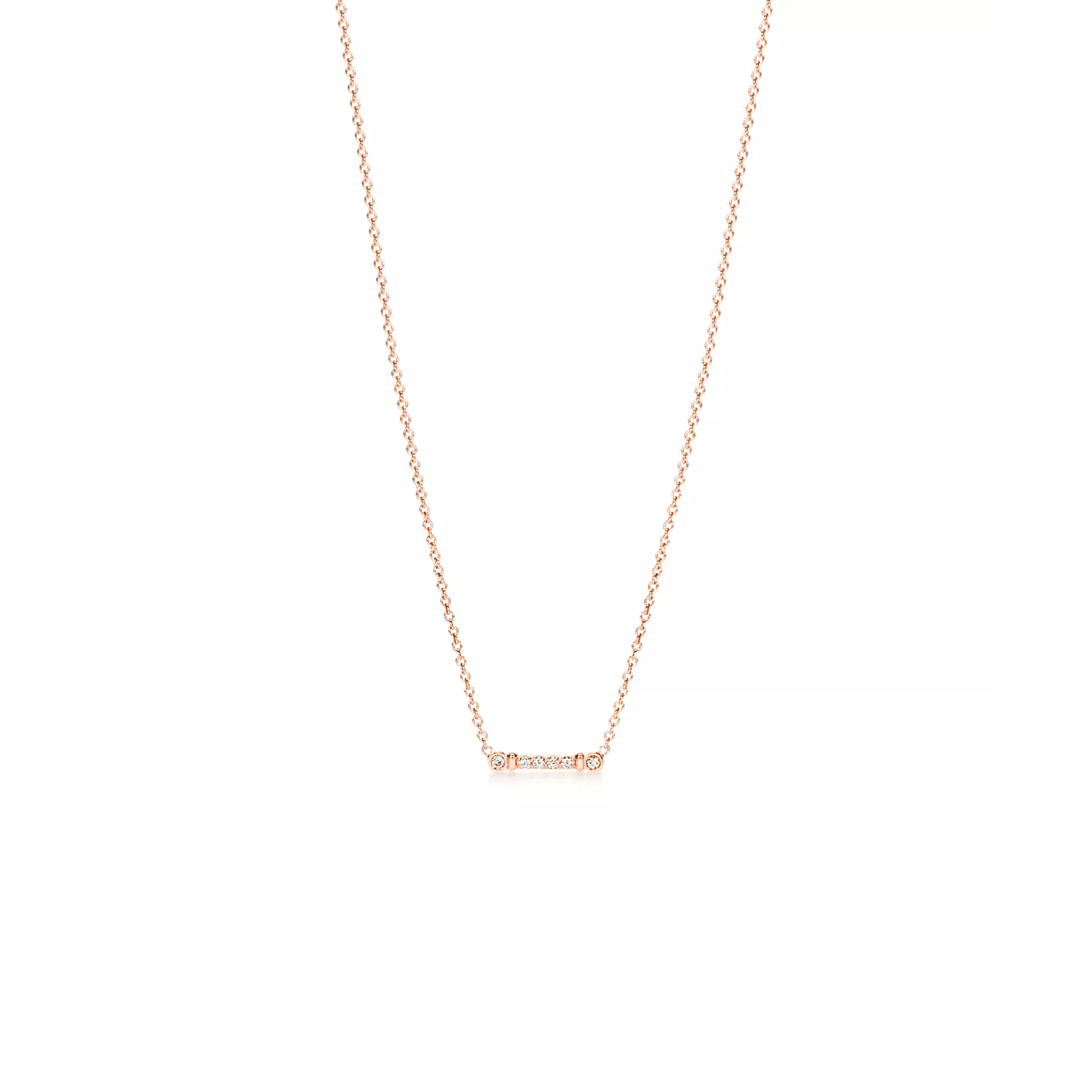 TIFFANY FLEUR DE LIS KEY BAR PENDANT 60012041